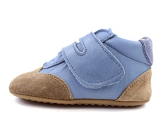 Pom Pom slippers dusty blue combi
